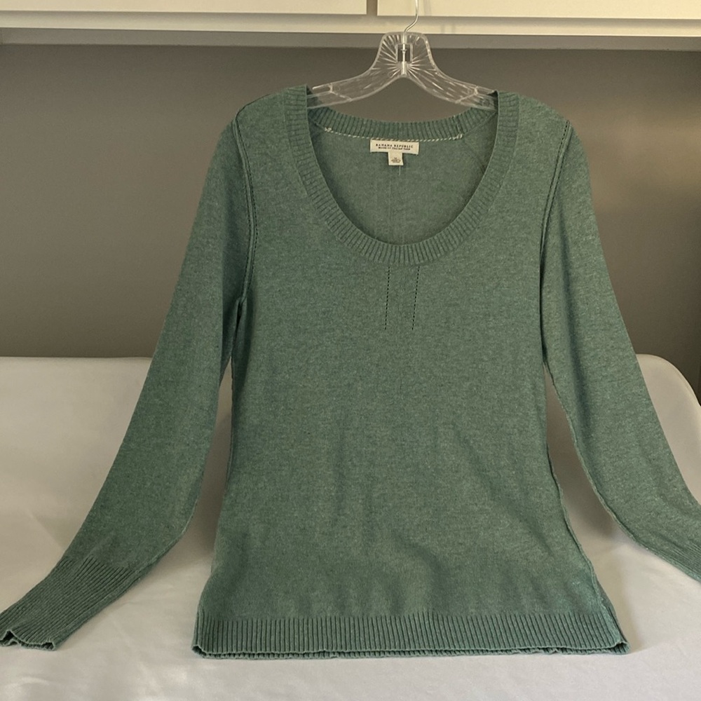 Banana Republic wool blend sweater Italian yarn size M